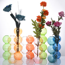 Load image into Gallery viewer, Nordic Glass Bubble Vase Terrarium Transparent Spherical Flower Holder Vase Plant Pots Home Decor Living Room Decoration Gift
