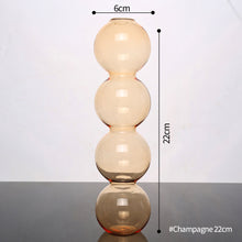 Load image into Gallery viewer, Nordic Glass Bubble Vase Terrarium Transparent Spherical Flower Holder Vase Plant Pots Home Decor Living Room Decoration Gift
