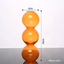 Load image into Gallery viewer, Nordic Glass Bubble Vase Terrarium Transparent Spherical Flower Holder Vase Plant Pots Home Decor Living Room Decoration Gift
