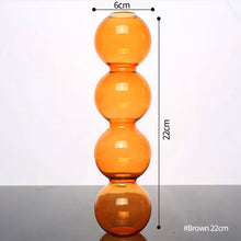 Load image into Gallery viewer, Nordic Glass Bubble Vase Terrarium Transparent Spherical Flower Holder Vase Plant Pots Home Decor Living Room Decoration Gift
