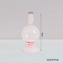 Load image into Gallery viewer, Retro Glass Classic Candlesticks Holders Craft Candlesticks Holders for Wedding Room Decorations Glass Candle Holder Vase
