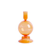 Load image into Gallery viewer, Retro Glass Classic Candlesticks Holders Craft Candlesticks Holders for Wedding Room Decorations Glass Candle Holder Vase
