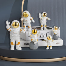Load image into Gallery viewer, Astronaut Figure Statue Figurine Spaceman Sculpture Moon Light Home Room Office Desktop Decor Boy Kids Gift
