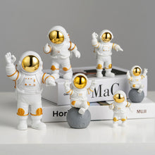 Load image into Gallery viewer, Astronaut Figure Statue Figurine Spaceman Sculpture Moon Light Home Room Office Desktop Decor Boy Kids Gift
