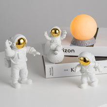 Load image into Gallery viewer, Astronaut Figure Statue Figurine Spaceman Sculpture Moon Light Home Room Office Desktop Decor Boy Kids Gift
