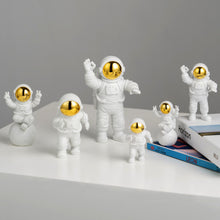 Load image into Gallery viewer, Astronaut Figure Statue Figurine Spaceman Sculpture Moon Light Home Room Office Desktop Decor Boy Kids Gift
