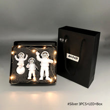 Load image into Gallery viewer, Astronaut Figure Statue Figurine Spaceman Sculpture Moon Light Home Room Office Desktop Decor Boy Kids Gift
