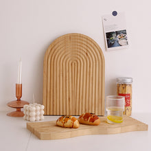Load image into Gallery viewer, Ins Beech Wood Photography Props Jewelry Display Background Home Decoration Ornaments Storage Tray Studio Decor
