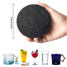 Load image into Gallery viewer, 11pcs Round Felt Coaster Dining Table Protector Pad Heat Resistant Cup Mat Coffee Tea Hot Drink Mug Placemat Kitchen Accessories
