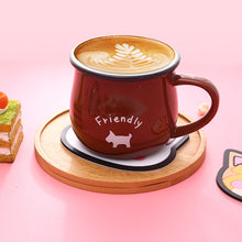 Load image into Gallery viewer, 1PC Silicone Cat Shaped Tea Coaster Cup Mat Pad Mug Holder Mat Coffee Drinks Table Placemats Heat-resistant Cup Coasters
