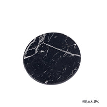 Load image into Gallery viewer, 1Pc/7Pcs Artificial Leather Marble Coaster Drink Coffee Cup Mat Table Placemats Round Heat-resistant Tea Pad Table Pad Holder
