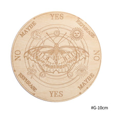 Load image into Gallery viewer, Flower of Life Basswood Coaster Placemats Laser Cut Non-slip Carved Coaster Wood Round Cup Pad Table Mat Art Home Decor
