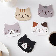 Load image into Gallery viewer, Cat Shaped Tea Coaster Cup Mat Pad Mug Holder Mat Coffee Drinks Table Placemats Heat-resistant Cup Coasters Home Decor Gift
