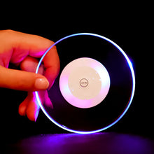 Load image into Gallery viewer, 7 Color Glow Led Coaster LED Drink Cup Coaster Glass Placemat Light Bottles Festival Nightclub Bar Party Decoration

