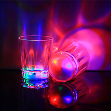 Load image into Gallery viewer, 50ml LED Automatic Glowing Cup Flashing Cup Wine Beer Whisky Mug Water Beverage Drinking Glass Party Decorative Supplies
