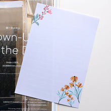 Load image into Gallery viewer, 6pcs Printed Flower Set Envelope Wedding Greeting Card Invitation Letter Paper Office Stationery School Supplies
