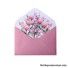 Load image into Gallery viewer, 6pcs Printed Flower Set Envelope Wedding Greeting Card Invitation Letter Paper Office Stationery School Supplies
