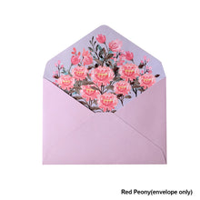 Load image into Gallery viewer, 6pcs Printed Flower Set Envelope Wedding Greeting Card Invitation Letter Paper Office Stationery School Supplies
