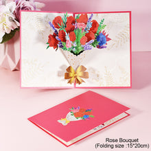 Load image into Gallery viewer, 3D Happy Birthday Card for Girl Kids Birthday Cake Pop-Up Greeting Cards Postcards Gifts with Envelope For Family Friends Lover

