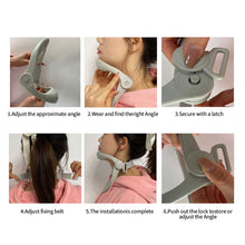 Load image into Gallery viewer, Neck Tractor Cervical Vertebra Home Bow Head Family Neck Brace Bracket Fixed Head Stretch Neck Anti-forward Tilt Corrector
