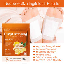 Load image into Gallery viewer, Ginger Deep Cleansing Foot Patch Repelling Wet Foot Treatment Relieving Stress Relaxing Mind Body Cleansing Health Care
