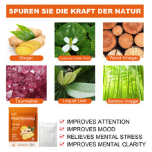 Load image into Gallery viewer, Ginger Deep Cleansing Foot Patch Repelling Wet Foot Treatment Relieving Stress Relaxing Mind Body Cleansing Health Care
