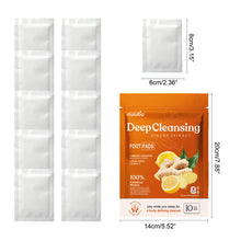 Load image into Gallery viewer, Ginger Deep Cleansing Foot Patch Repelling Wet Foot Treatment Relieving Stress Relaxing Mind Body Cleansing Health Care
