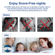Load image into Gallery viewer, Sleep Strips Mouth Strips Anti Snore Stopper 90Pcs Adhesive Sleep Mouth Tape for Better Nose Breathing Less Mouth Breathing
