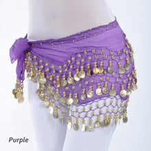 Load image into Gallery viewer, Women Sexy Belly Dance Hip Scarf Wrap Thailand/India/Arab Dancer Skirt Belt Dancer Skirt Female Show Costume Sequins Tassels
