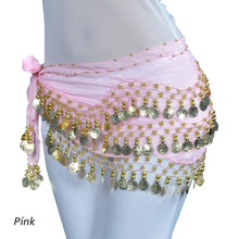 Load image into Gallery viewer, Women Sexy Belly Dance Hip Scarf Wrap Thailand/India/Arab Dancer Skirt Belt Dancer Skirt Female Show Costume Sequins Tassels
