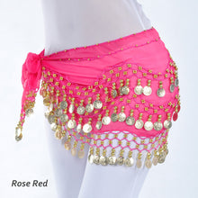 Load image into Gallery viewer, Women Sexy Belly Dance Hip Scarf Wrap Thailand/India/Arab Dancer Skirt Belt Dancer Skirt Female Show Costume Sequins Tassels
