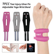 Load image into Gallery viewer, 1Pc Adjustable Portable Thin Sports Yoga Wrist Band Fitness Sprain Protection Soft Pain TFCC Tear Injury Brace Ulnar Fix
