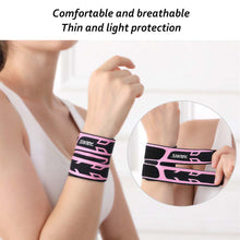 Load image into Gallery viewer, Unisex Adjustable Sports Compression Wrist Brace Breathable Thin Hand Wrap Support Wristband for Basketball Badminton Tennis
