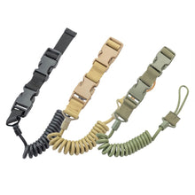 Load image into Gallery viewer, Multi-purpose Tactical Lanyard Military Spring Lanyard Airsoft Pistol Lanyard Rifle Sling Strap Shooting Hunting Gun Accessories
