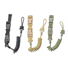 Load image into Gallery viewer, Multi-purpose Tactical Lanyard Military Spring Lanyard Airsoft Pistol Lanyard Rifle Sling Strap Shooting Hunting Gun Accessories
