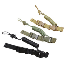 Load image into Gallery viewer, Multi-purpose Tactical Lanyard Military Spring Lanyard Airsoft Pistol Lanyard Rifle Sling Strap Shooting Hunting Gun Accessories
