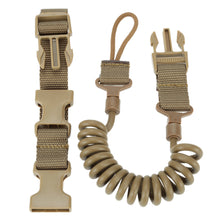 Load image into Gallery viewer, Multi-purpose Tactical Lanyard Military Spring Lanyard Airsoft Pistol Lanyard Rifle Sling Strap Shooting Hunting Gun Accessories
