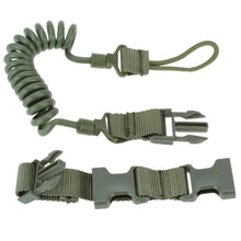 Load image into Gallery viewer, Multi-purpose Tactical Lanyard Military Spring Lanyard Airsoft Pistol Lanyard Rifle Sling Strap Shooting Hunting Gun Accessories

