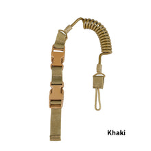 Load image into Gallery viewer, Multi-purpose Tactical Lanyard Military Spring Lanyard Airsoft Pistol Lanyard Rifle Sling Strap Shooting Hunting Gun Accessories
