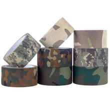 Load image into Gallery viewer, 5/10M Camouflage Tape Hunting Self-adhesive Camo Tape Waterproof Non-Slip Military Paintball Airsoft Rifle Tape Bicycle Sticker
