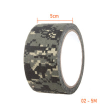 Load image into Gallery viewer, 5/10M Camouflage Tape Hunting Self-adhesive Camo Tape Waterproof Non-Slip Military Paintball Airsoft Rifle Tape Bicycle Sticker
