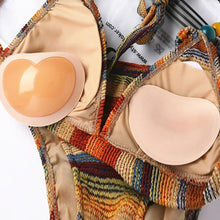 Load image into Gallery viewer, 1Pair Chest Pad Bikini Set Push Up Padded Bikinis Swimsuit Women Swimwear Women Thicker Breathable Sponge Bra Pad

