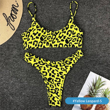 Load image into Gallery viewer, Women Sexy Wear Bikini Female Swimwear Beach Bikini Leopard Beachwear Set BathingSuit Snakeskin Push Up Swimsuit
