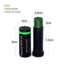 Load image into Gallery viewer, 3Pcs Military Woodland Camouflage Cream Body Face Disguised Paint Camo Oil Tube Stick for Outdoor Field Camouflage Oil Suit

