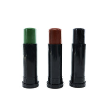 Load image into Gallery viewer, 3Pcs Military Woodland Camouflage Cream Body Face Disguised Paint Camo Oil Tube Stick for Outdoor Field Camouflage Oil Suit
