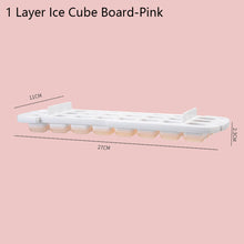 Load image into Gallery viewer, Press Type Ice Cube with Storage Box Silicone Ice Cube Tray Ice Cube Maker Home Bar DIY Ice Cube Tool with Lid
