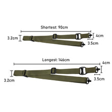Load image into Gallery viewer, MS4 Tactical Gun Sling 2 Point Bungee Airsoft Rifle Strapping Belt Military Shooting QD Metal Buckle Gun Strap Hunting Accessories
