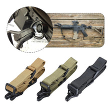 Load image into Gallery viewer, MS3 Tactical 2 Point Multi-Mission Rifle Sling Gun Strap System Mount Set Suitable Quick Detach Anti-tearing Adjustable Strap
