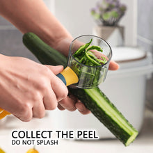 Load image into Gallery viewer, Stainless Steel Blade Peeler with Container Vegetable Fruit Parer with Storage Box Potato Carrot Peeling Knife Kitchen Tools
