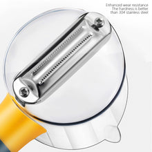 Load image into Gallery viewer, Stainless Steel Blade Peeler with Container Vegetable Fruit Parer with Storage Box Potato Carrot Peeling Knife Kitchen Tools
